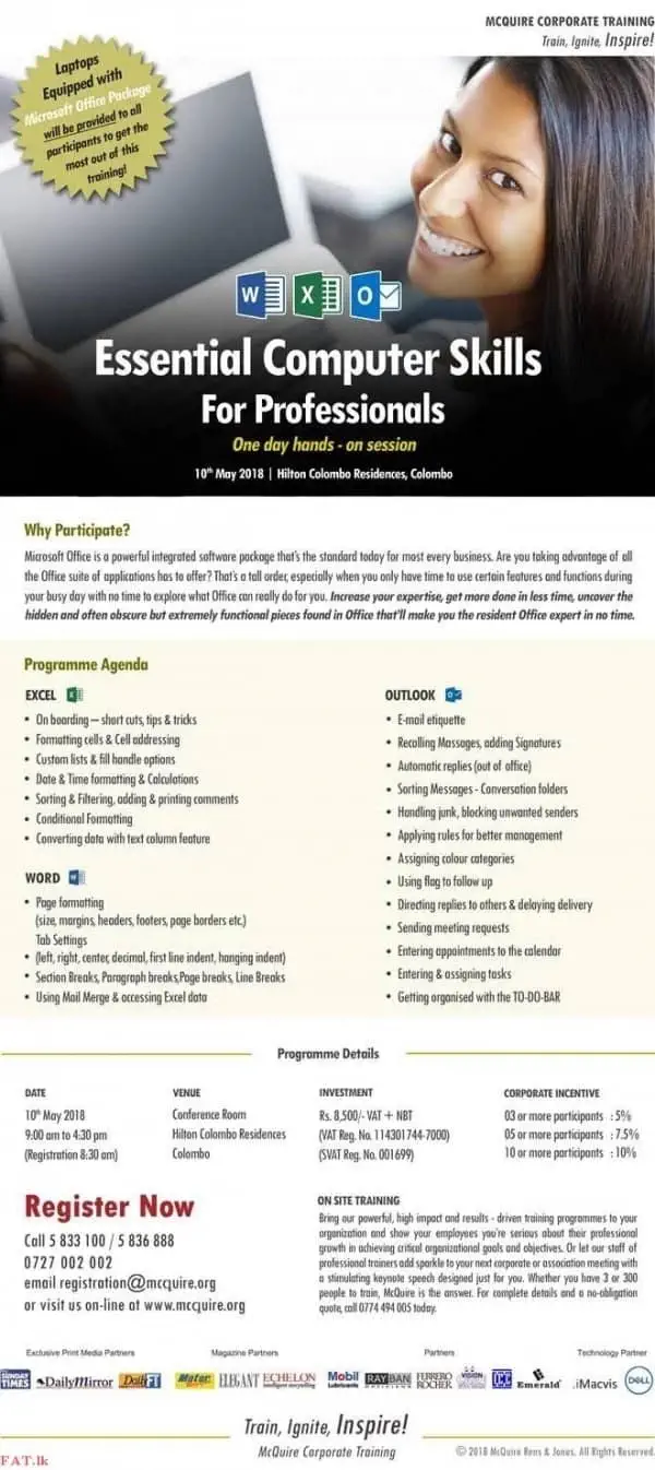 Essential Computer Skills For Professionals