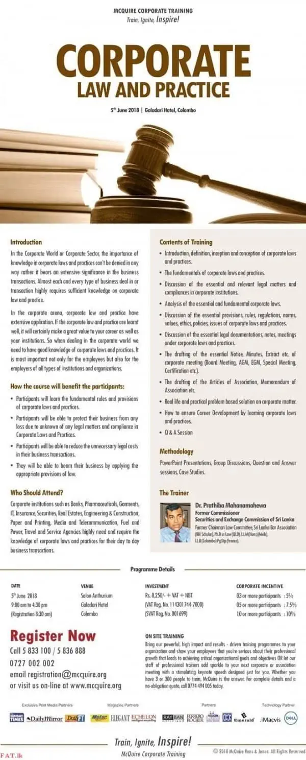 Corporate Law and Practice