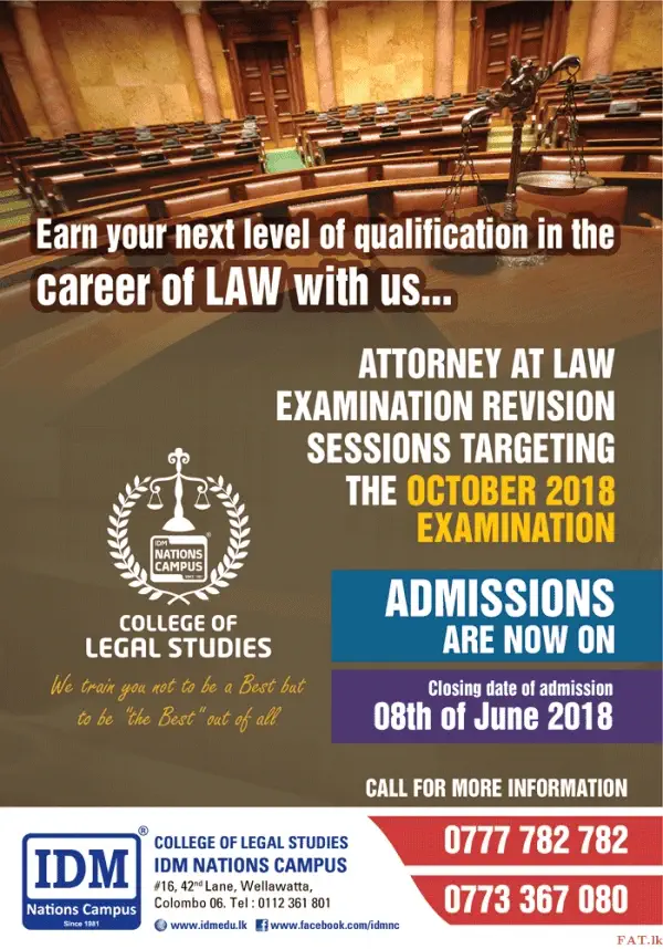 Attorney at Law Revision Sessions