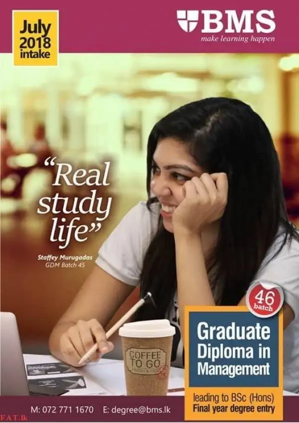 Graduate Diploma in Management leading to BSc (Hons)