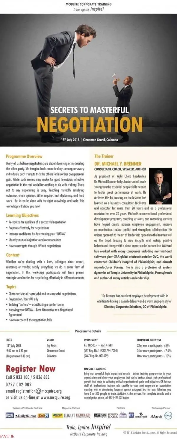 Secrets to Masterful Negotiation