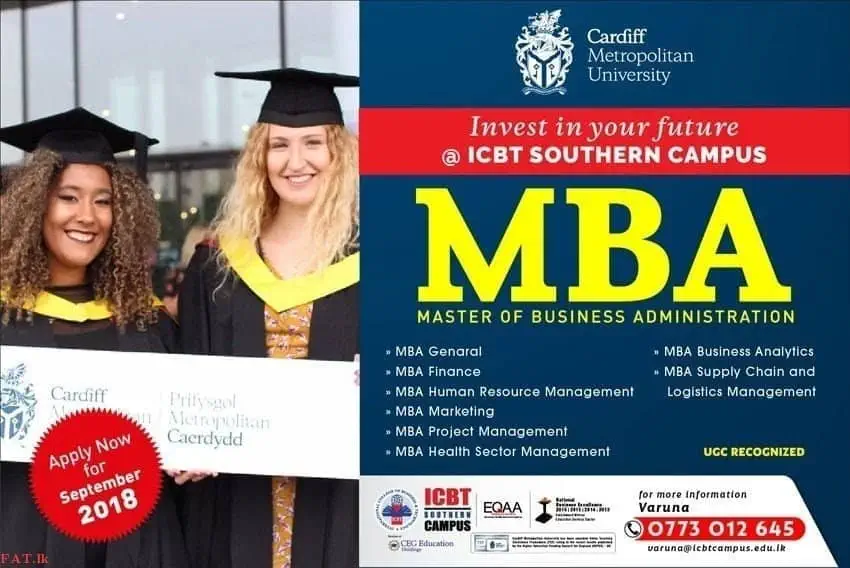 Cardiff Metropolitan University MBA in Sri Lanka