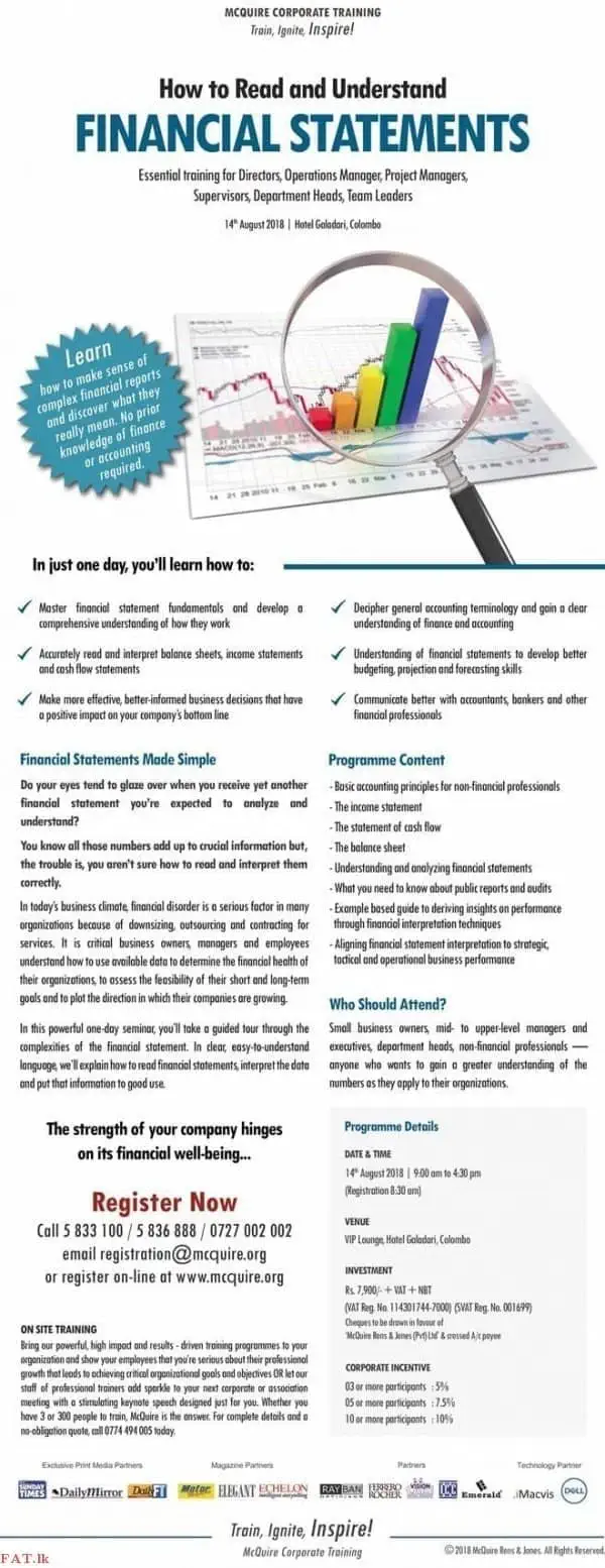 How to Read and Understand Financial Statements