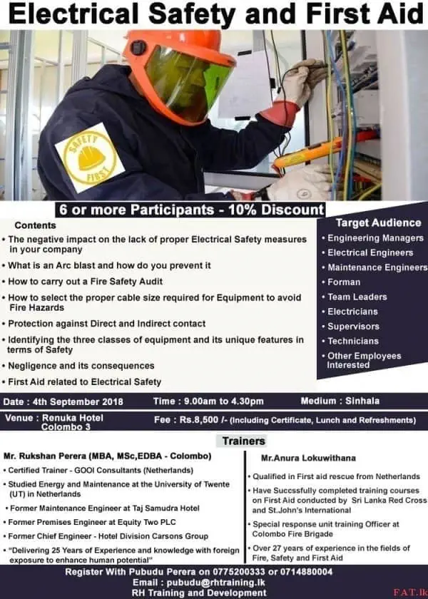 Electrical Safety and First Aid