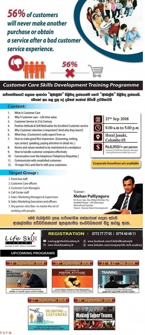 Customer Care Skills Development Workshop