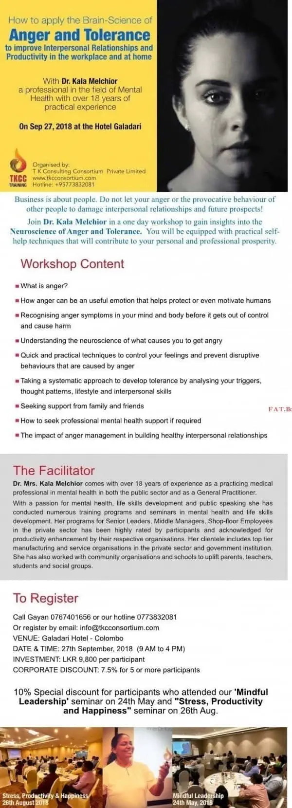 Manage Anger, Develop Tolerance, Improve Interpersonal Relationships