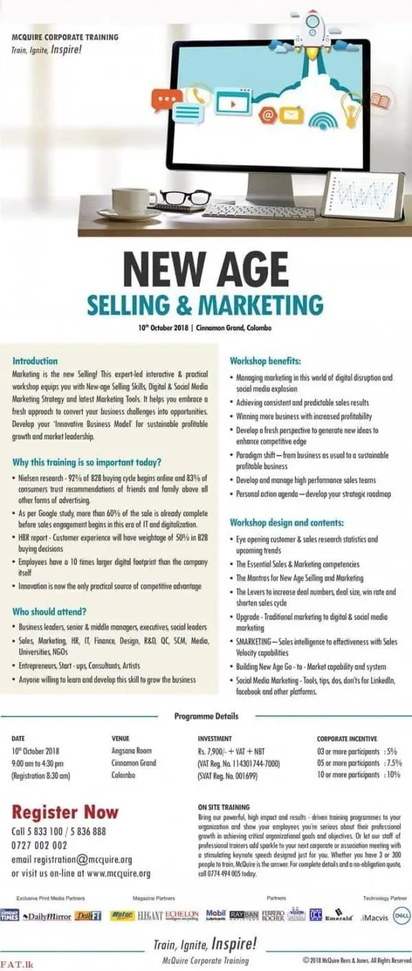 New Age Selling and Marketing