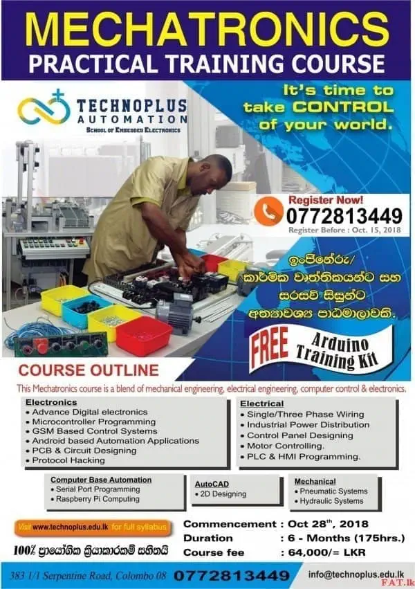 Mechatronics Practical Training 6-month Course