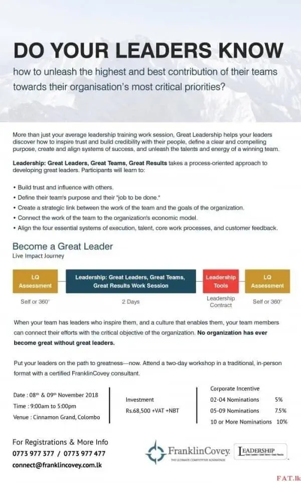 Become a Great Leader