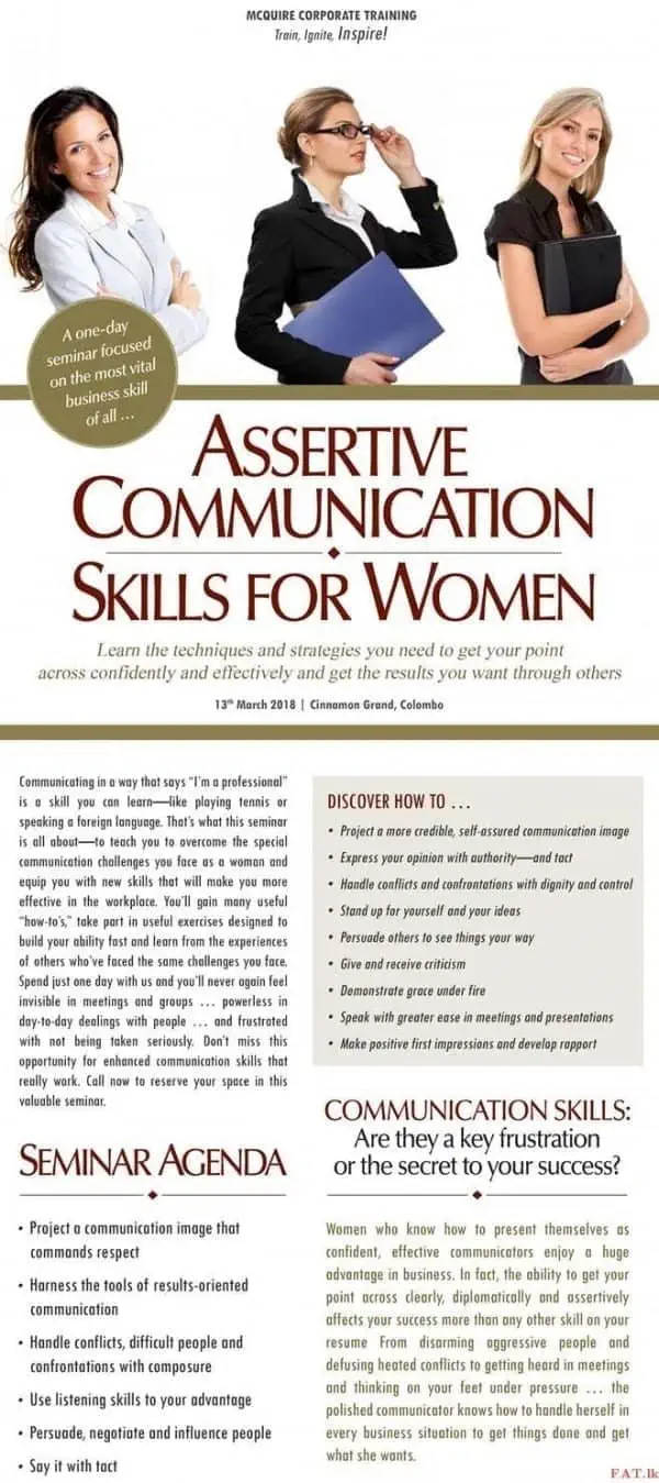 Assertive Communication Skills For Women