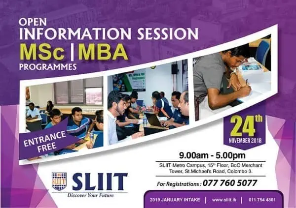 Your Path to Greatness Starts Here, Register with SLIIT MSc & MBA