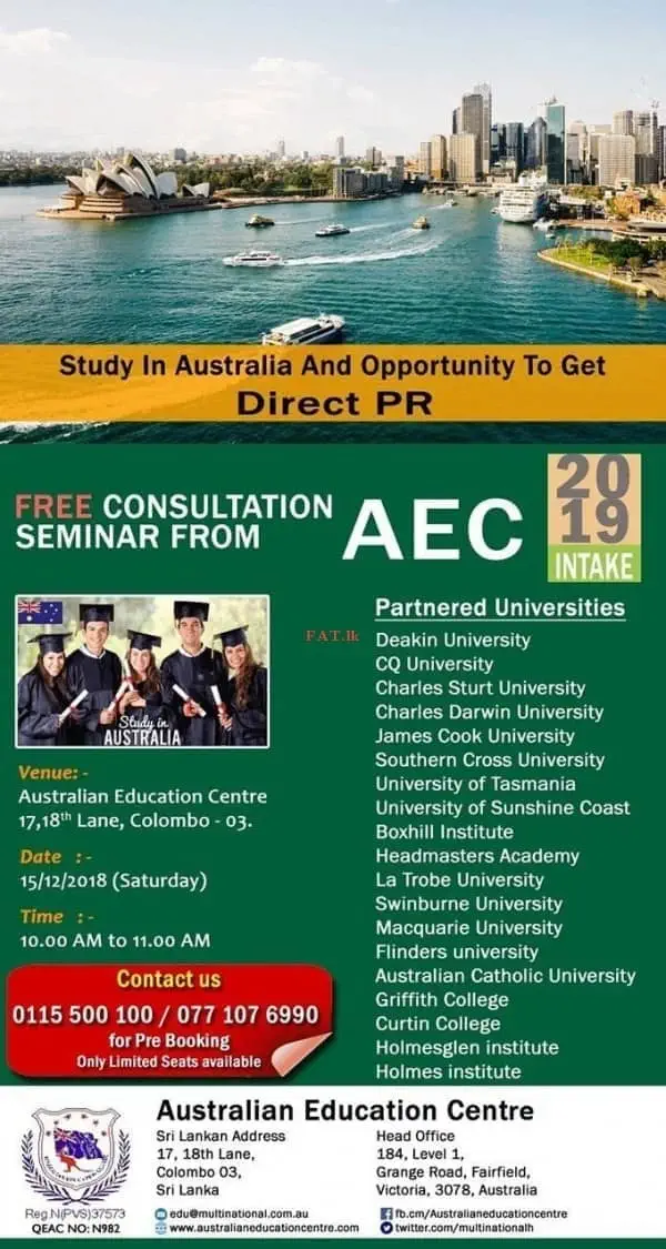 Study in Australia and Opportunity to get direct PR