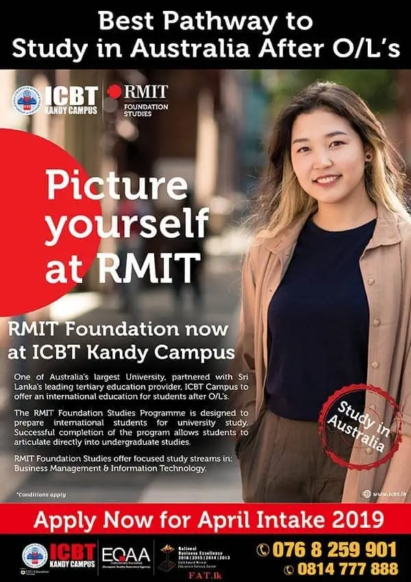 Pathway to Australian Education with prestigious RMIT