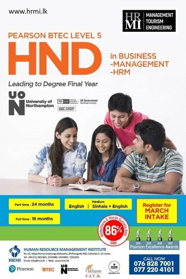 Pearson BTEC Level 5 HND in Business Management