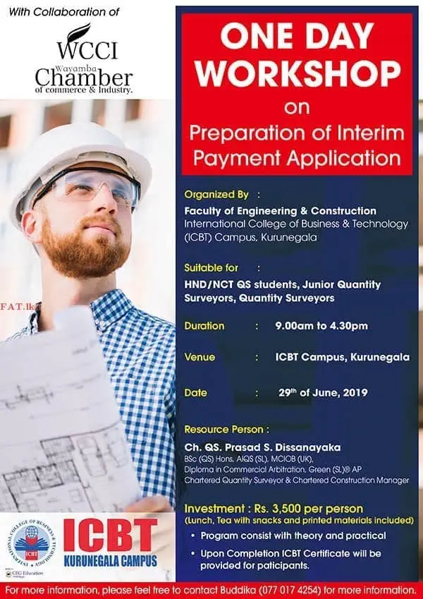 One Day Workshop on Preparation of Interim Payment Application