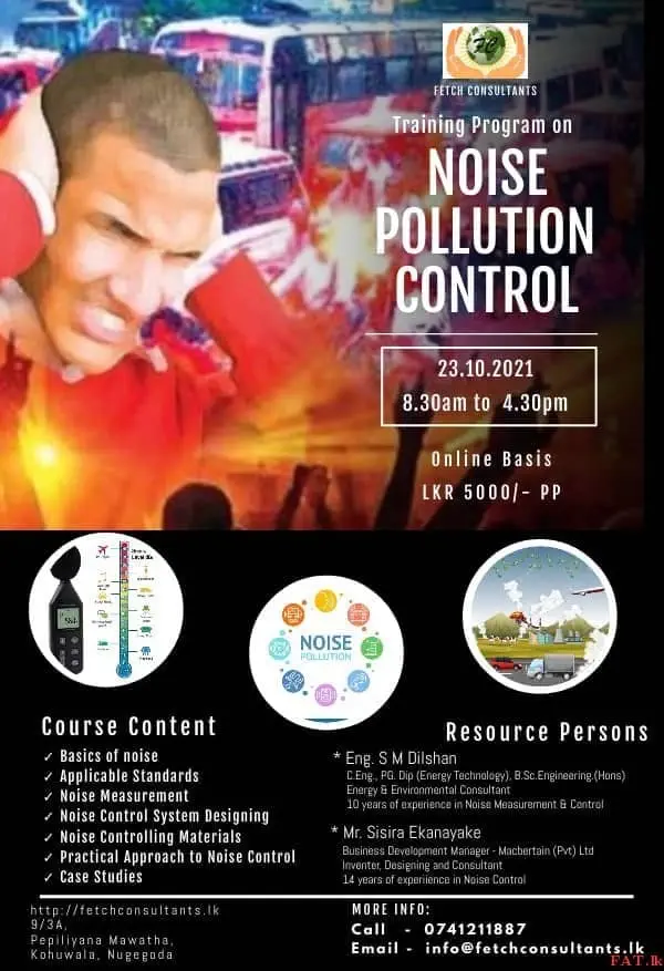 Training Program on Noise Pollution Control
