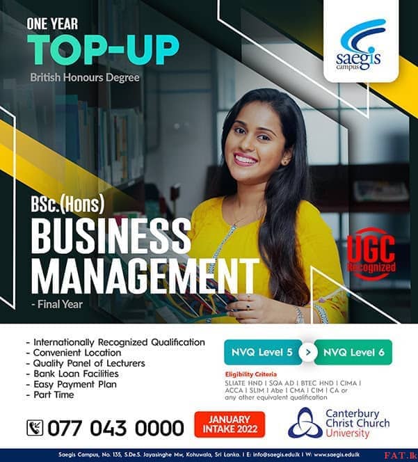 Start Your International Top Up Degree - BSc (Hons) Business Management