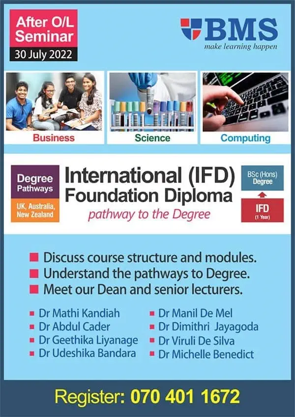 O/L Seminar - International Foundation Diploma (IFD)