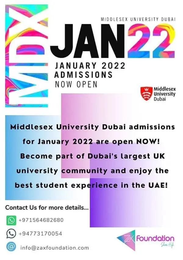 Study and live in Dubai