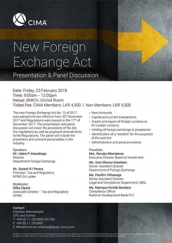 CIMA Foreign Exchange Seminar