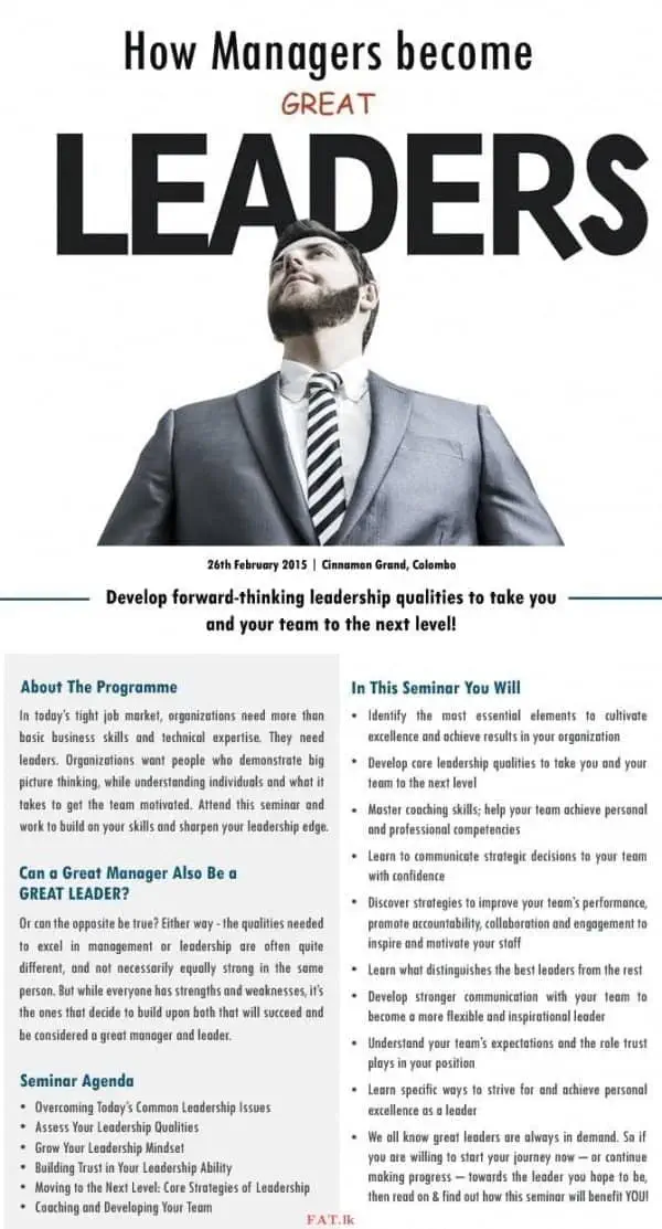 How Managers become Great Leaders