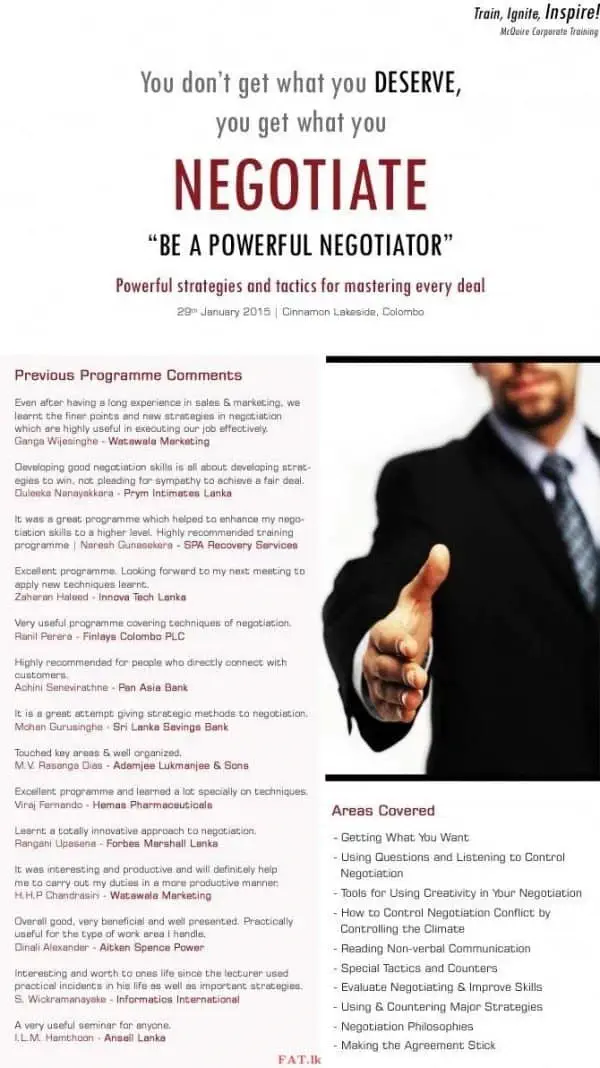 Master Your Negotiation Skills