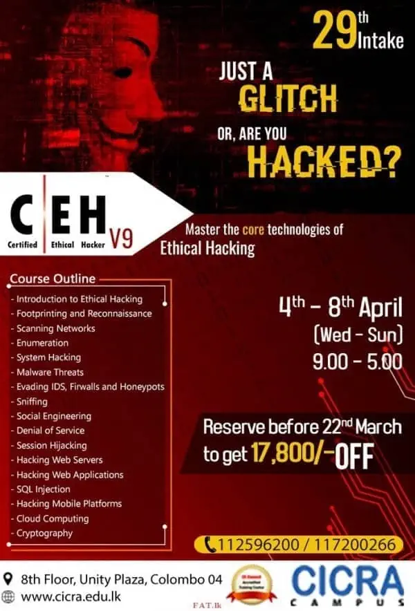 EC Council Certified Ethical Hacker (C|EH v9)