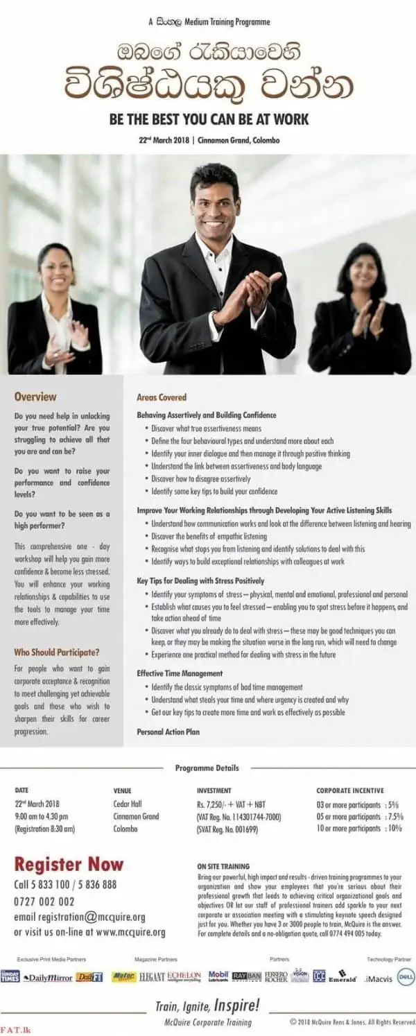Unlock your true potential - Be the best you can be at work