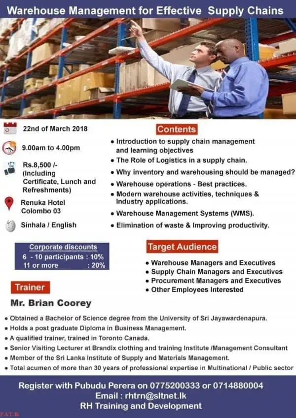 Warehouse Management for Effective Supply Chains