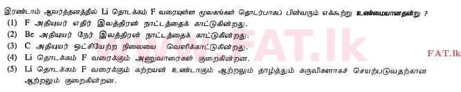 දේශීය විෂය නිර්දේශය : උසස් පෙළ (A/L) රසායන විද්‍යාව - 2012 අගෝස්තු - ප්‍රශ්න පත්‍රය I (தமிழ் මාධ්‍යය) 4 1