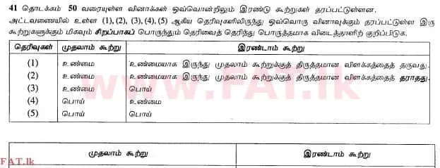 දේශීය විෂය නිර්දේශය : උසස් පෙළ (A/L) රසායන විද්‍යාව - 2012 අගෝස්තු - ප්‍රශ්න පත්‍රය I (தமிழ் මාධ්‍යය) 43 1