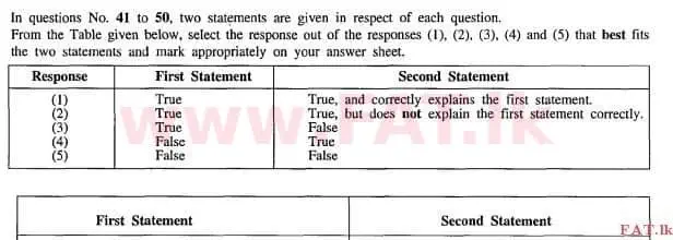 உள்ளூர் பாடத்திட்டம் : உயர்தரம் (உ/த) இரசாயனவியல் - 2012 ஆகஸ்ட் - தாள்கள் I (English மொழிமூலம்) 47 1