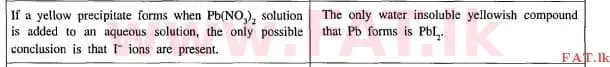 உள்ளூர் பாடத்திட்டம் : உயர்தரம் (உ/த) இரசாயனவியல் - 2012 ஆகஸ்ட் - தாள்கள் I (English மொழிமூலம்) 49 2