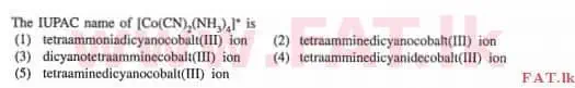 National Syllabus : Advanced Level (A/L) Chemistry - 2013 August - Paper I (English Medium) 12 1