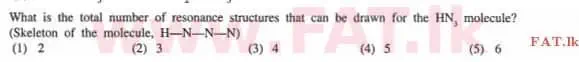 National Syllabus : Advanced Level (A/L) Chemistry - 2013 August - Paper I (English Medium) 20 1