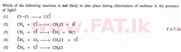 National Syllabus : Advanced Level (A/L) Chemistry - 2013 August - Paper I (English Medium) 24 1