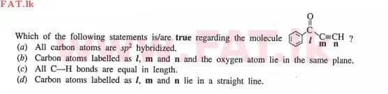 National Syllabus : Advanced Level (A/L) Chemistry - 2013 August - Paper I (English Medium) 32 2