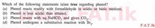 National Syllabus : Advanced Level (A/L) Chemistry - 2013 August - Paper I (English Medium) 36 2