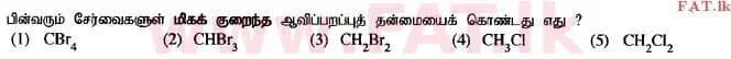 National Syllabus : Advanced Level (A/L) Chemistry - 2015 August - Paper I (தமிழ் Medium) 5 1
