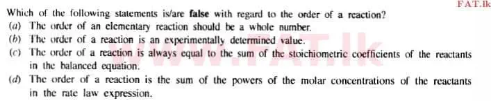 දේශීය විෂය නිර්දේශය : උසස් පෙළ (A/L) රසායන විද්‍යාව - 2015 අගෝස්තු - ප්‍රශ්න පත්‍රය I (English මාධ්‍යය) 31 2