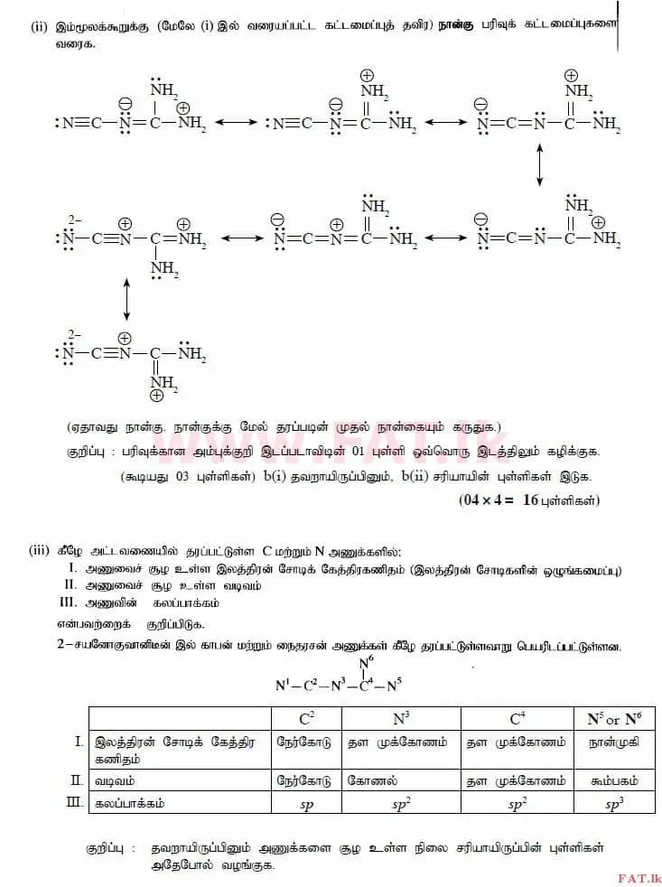 National Syllabus : Advanced Level (A/L) Chemistry - 2014 August - Paper II (தமிழ் Medium) 1 2881