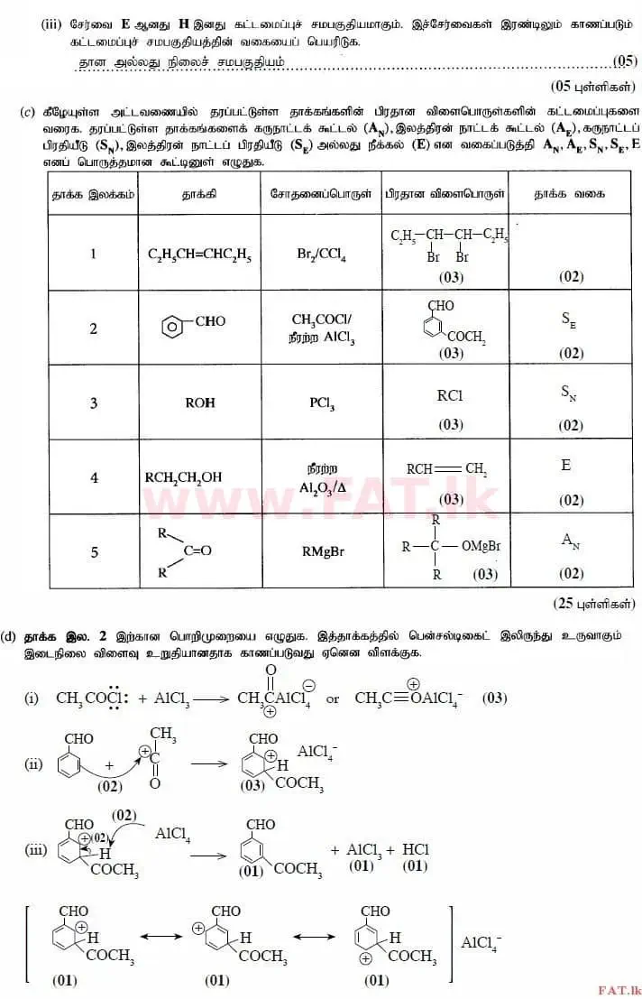 National Syllabus : Advanced Level (A/L) Chemistry - 2014 August - Paper II (தமிழ் Medium) 4 2888