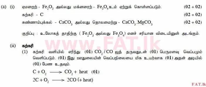 National Syllabus : Advanced Level (A/L) Chemistry - 2014 August - Paper II (தமிழ் Medium) 9 2904