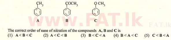 National Syllabus : Advanced Level (A/L) Chemistry - 2007 August - Paper I (English Medium) 9 1