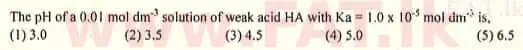 National Syllabus : Advanced Level (A/L) Chemistry - 2007 August - Paper I (English Medium) 12 1