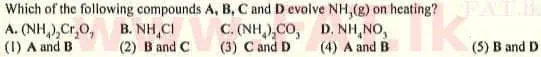 National Syllabus : Advanced Level (A/L) Chemistry - 2007 August - Paper I (English Medium) 15 1