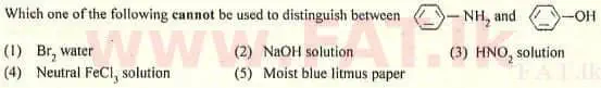 National Syllabus : Advanced Level (A/L) Chemistry - 2007 August - Paper I (English Medium) 18 1