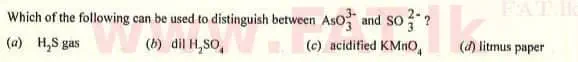 National Syllabus : Advanced Level (A/L) Chemistry - 2007 August - Paper I (English Medium) 45 2