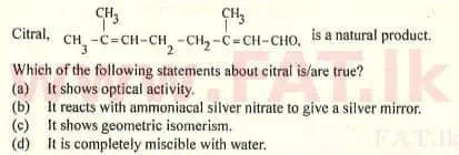 National Syllabus : Advanced Level (A/L) Chemistry - 2007 August - Paper I (English Medium) 50 2