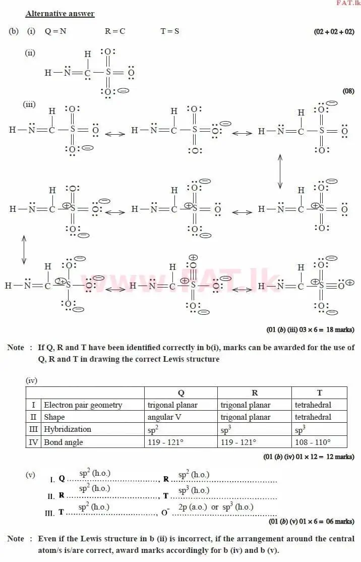 National Syllabus : Advanced Level (A/L) Chemistry - 2015 August - Paper II (English Medium) 1 3973